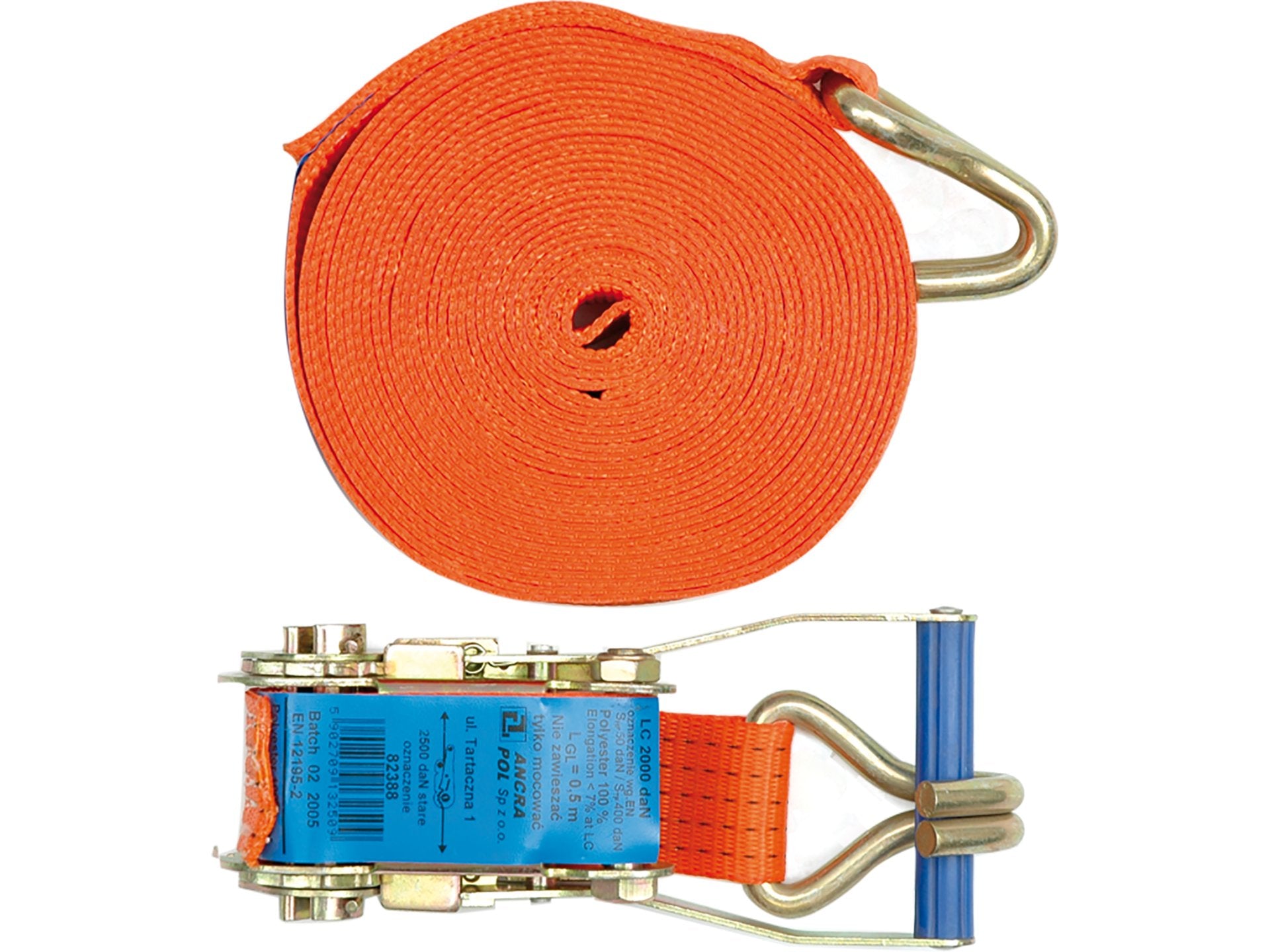 CORDELINA PENTRU BAGAJE CU CLICHET 2000/5000DAN, 50MM/10M, 2 BUC