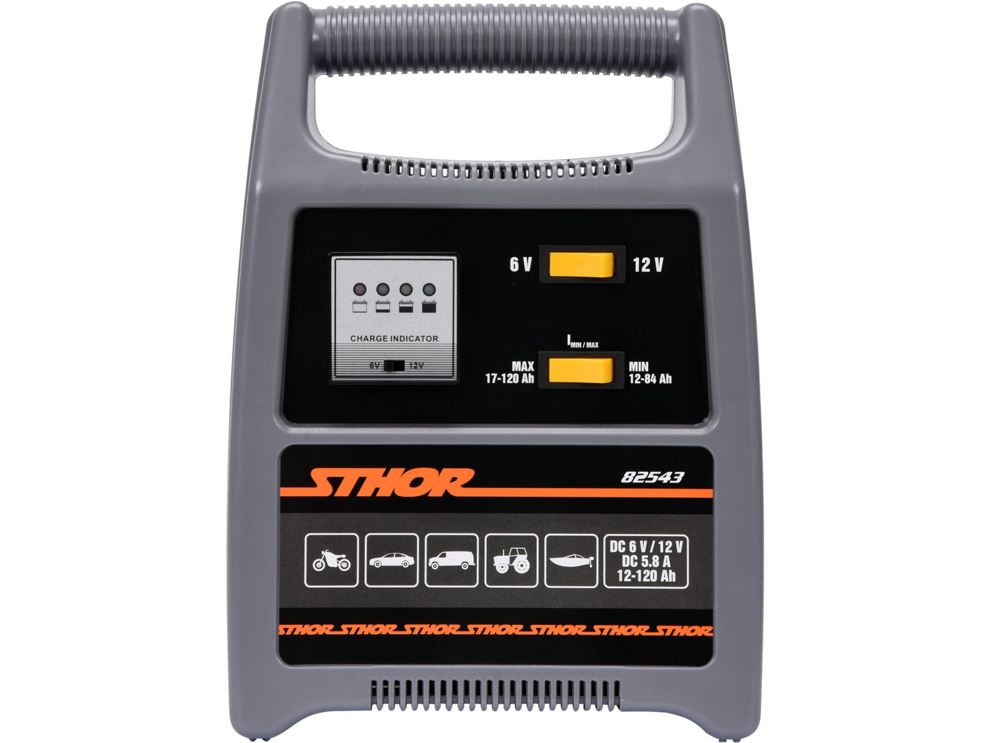 REDRESOR 6/12V, 8A, 120AH