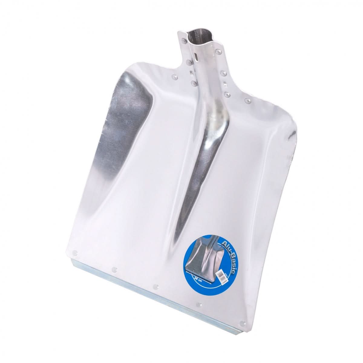 Lopata aluminiu 36 cm, cu muchie din otel galvanizat, pentru cereale, nisip si zapada