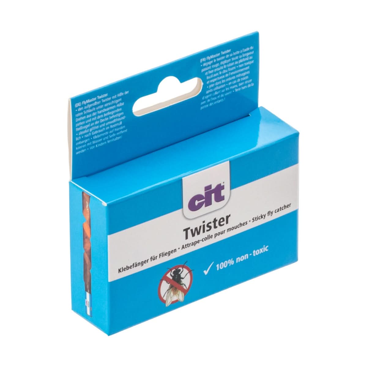 Banda capcana lipicioasa pentru muste si insecte zburatoare, set 4 role, netoxica, cu lipici natural