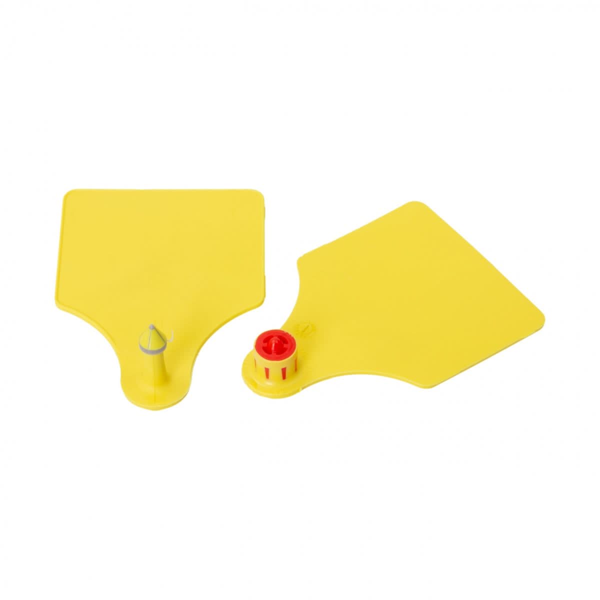 Set crotalii pentru bovine FlexoPlus galben, 5,5 × 8 cm, 25 perechi