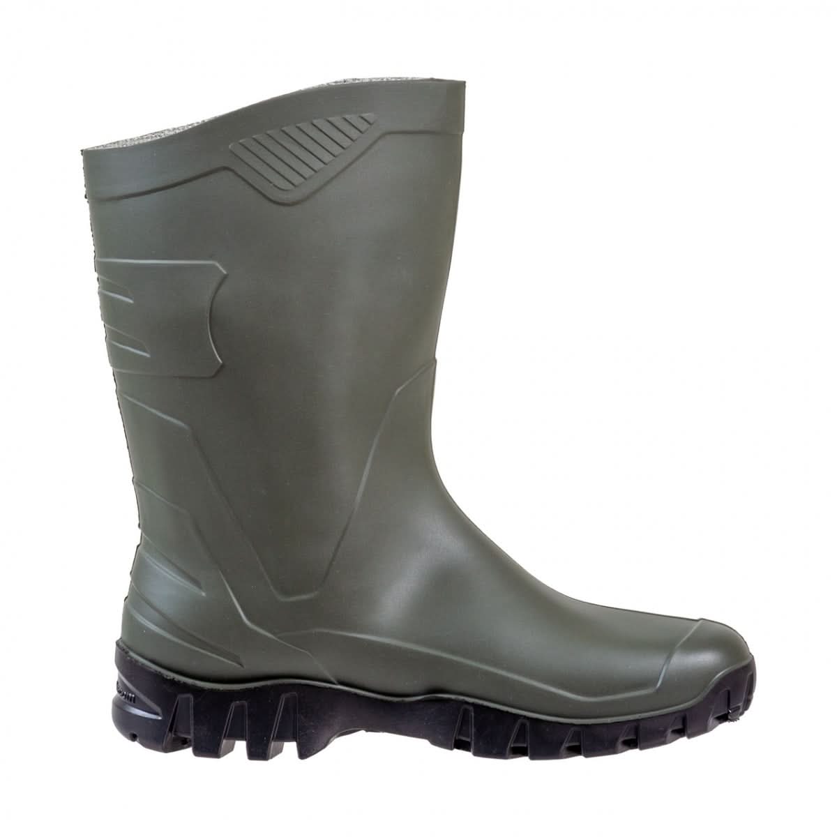 Cizma PVC Dunlop Dee verde marimea 43, talpa profil antialunecare