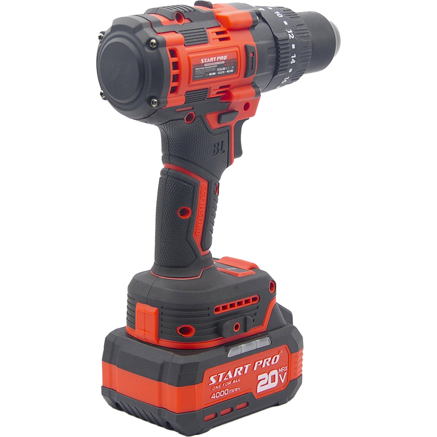 Masina de gaurit si insurubat StartPro SCD3-20 BRUSHLESS, 120Nm