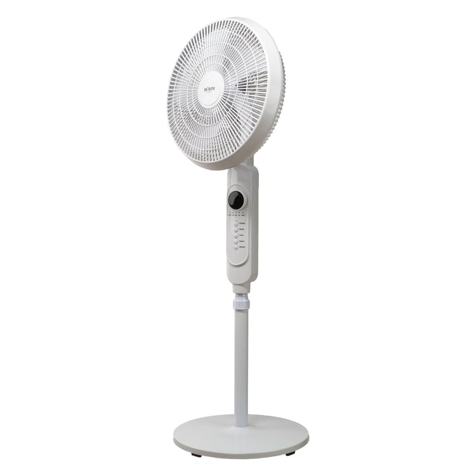 Ventilator de Podea 16" BOHM BF403RC-5B – 3 viteze, 45W, reglaj inaltime pana la 125 cm, functie oscilatie 75°, telecomanda