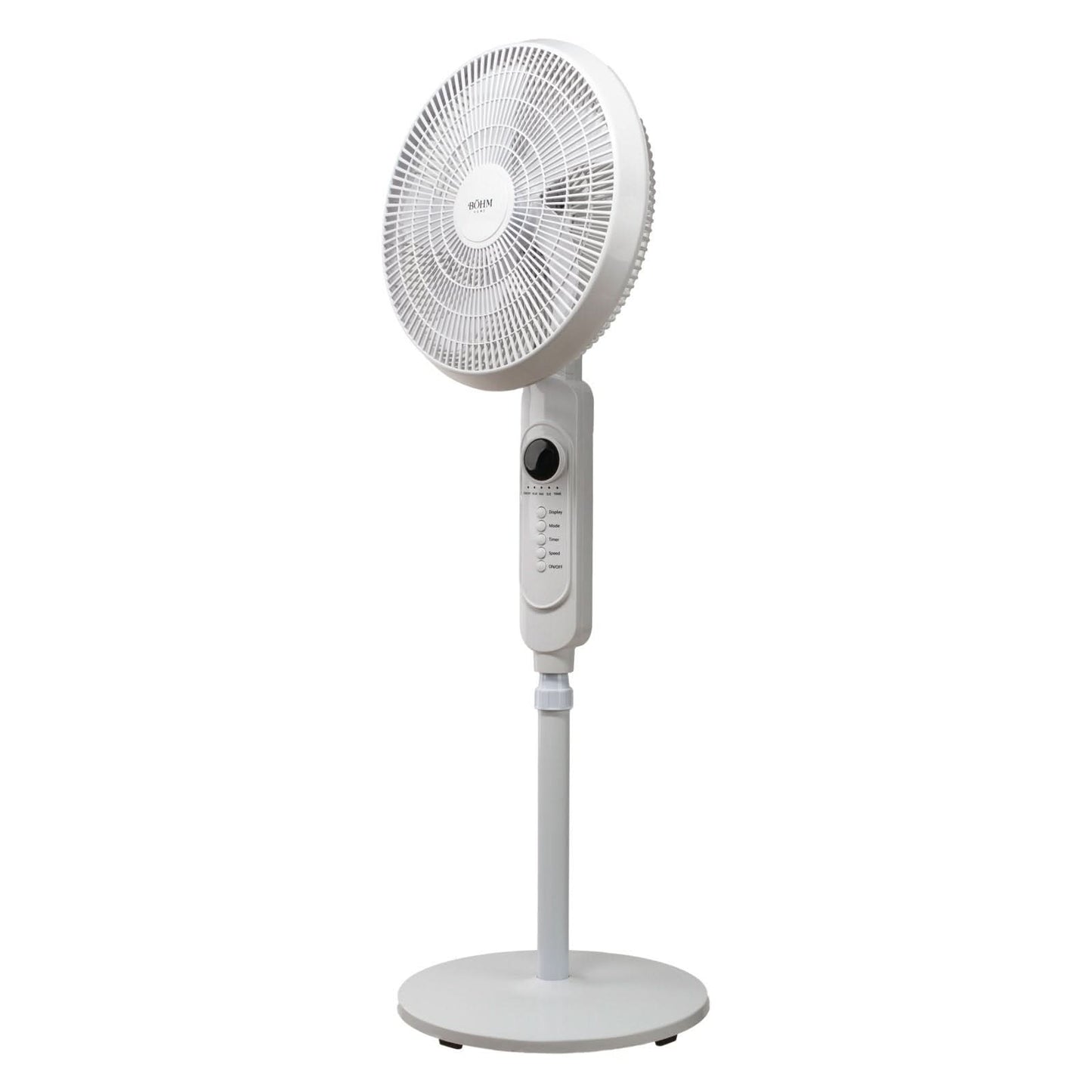 Ventilator de podea BOHM BF403RC-5B, 45W, 16 inch, 3 viteze, oscilatie 75 grade, telecomanda, 125 cm