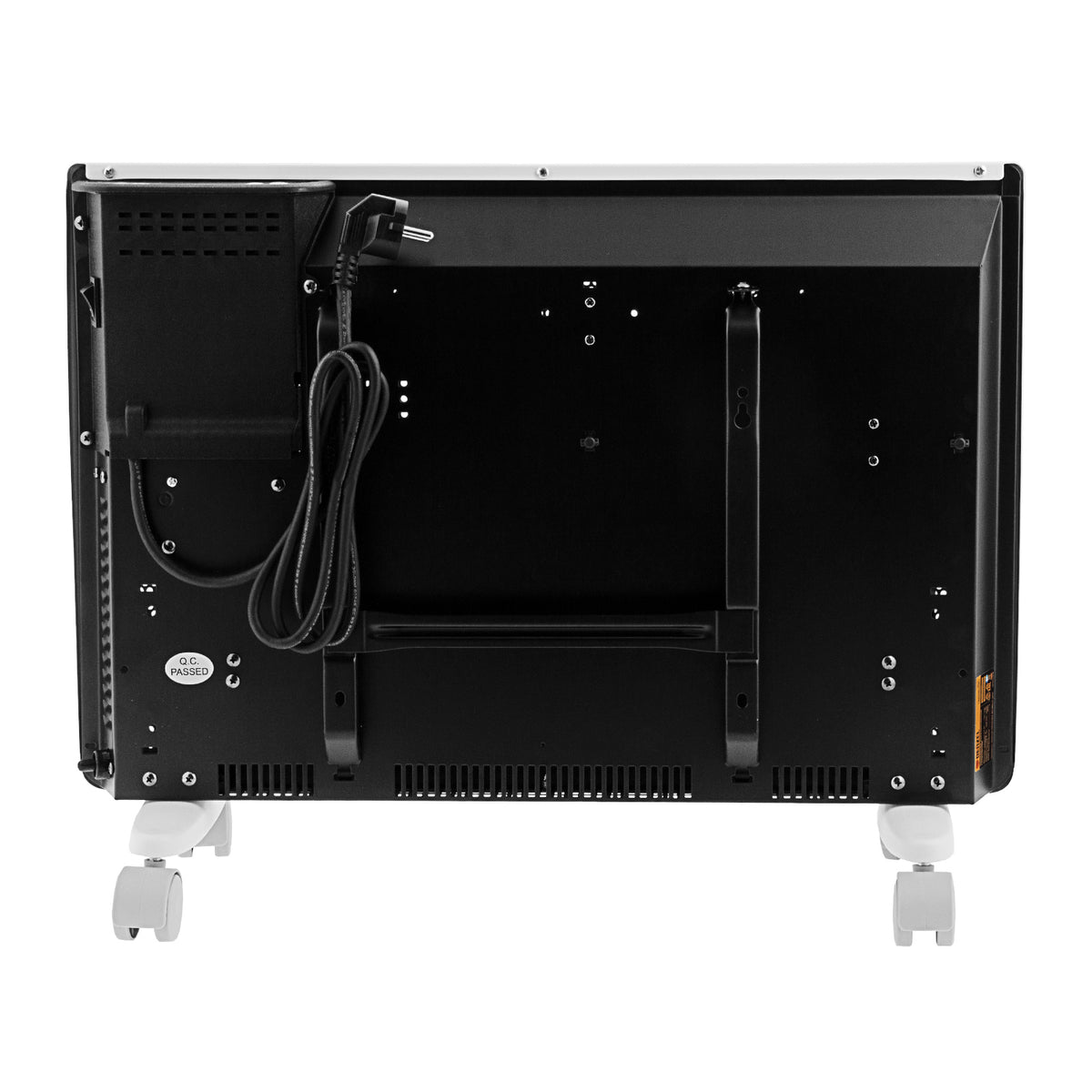 Convector electric hibrid Denzel HybridX-1500, 1500W, incalzitor cu infrarosu, termostat digital, montaj pe perete sau podea