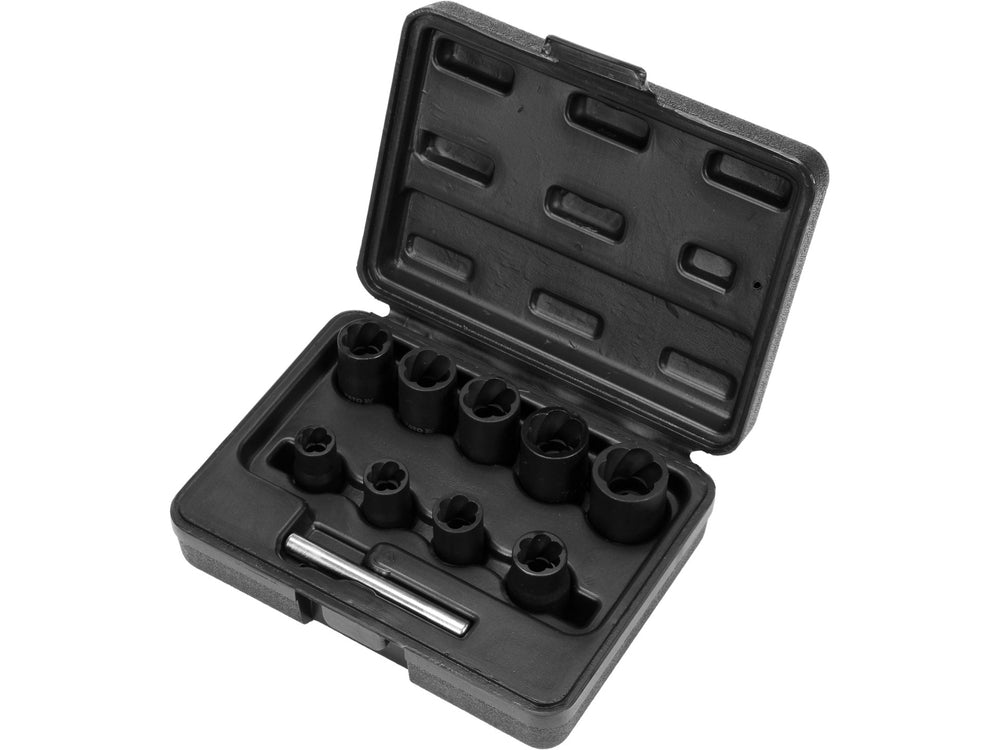 Trusa tubulare Cr-V 10 buc, 3/8" – rezistenta si versatila