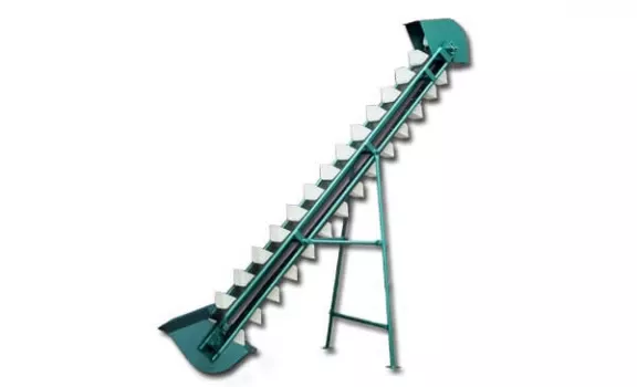 Banda de transportare cu cuve 4 m TK-4, motor 0.55 kW, capacitate 3-4 t/h