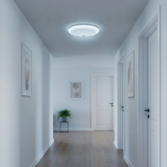 Plafoniera LED cu Senzor 12W, 900lm, Ø290x95mm