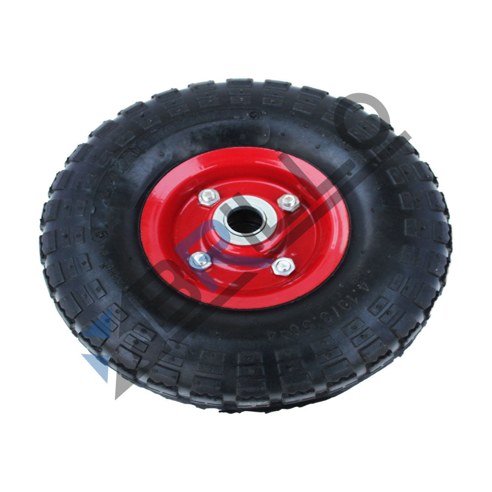 Roata roaba cu rulment 350-4 – Cauciuc rezistent, montaj rapid