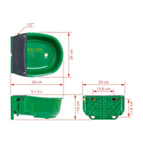 Adapatoare plastic 5L cu plutitor si supapa automata