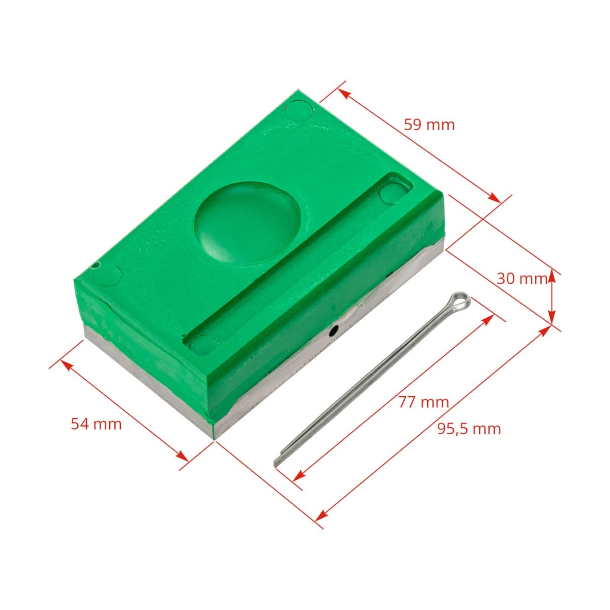 Bloc cerat marcaj monta oi verde 200g
