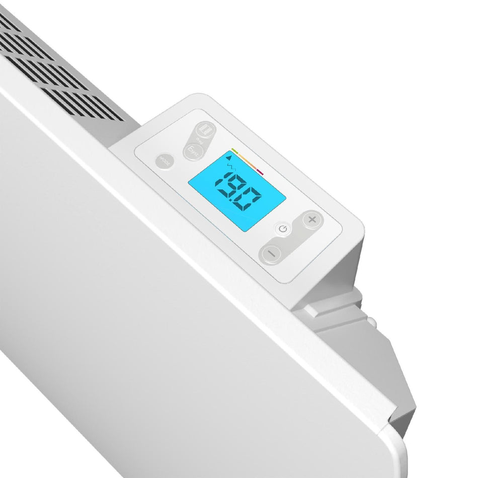 NOIROT Inova V 1500 BL - Panou Radiant Vertical 1500W cu Termostat Digital, Programare Saptamanala si Protectie IP24