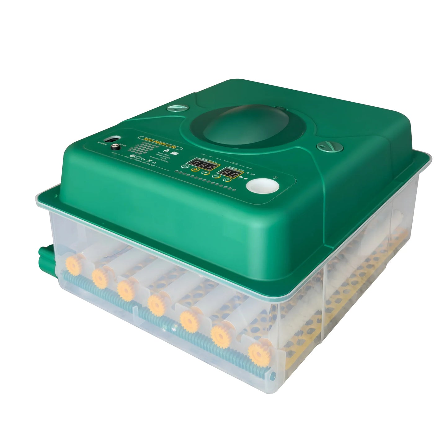 Incubator automat ZEP ECO PROFI C-36 pentru oua, 36 oua gaina, consum redus, control digital, intoarcere automata