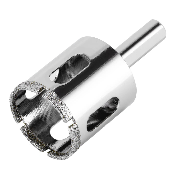 Carota diamantata 32x67 mm cu coada triunghiulara MTX pentru sticla si faianta, acoperire galvanizata