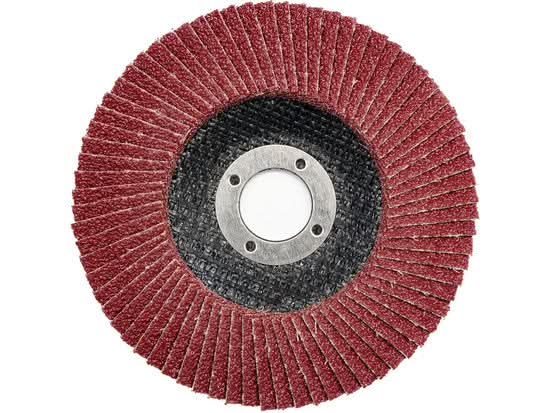 Disc Abraziv Lamelar Vorel P120, 125 mm, Pentru Finisare Metal si Lemn