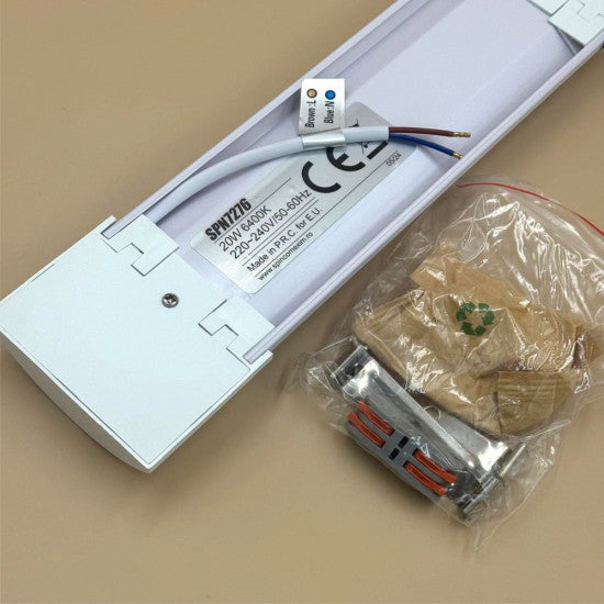 Corp LED FIDA 20W, 80x30x600mm, 6500K: