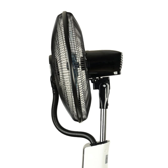 Ventilator cu apa si umidificare BÖHM HOME BSP40-RA, 16 inch, 90W, 3 trepte viteza, rezervor 3L, oscilatie 75°, negru