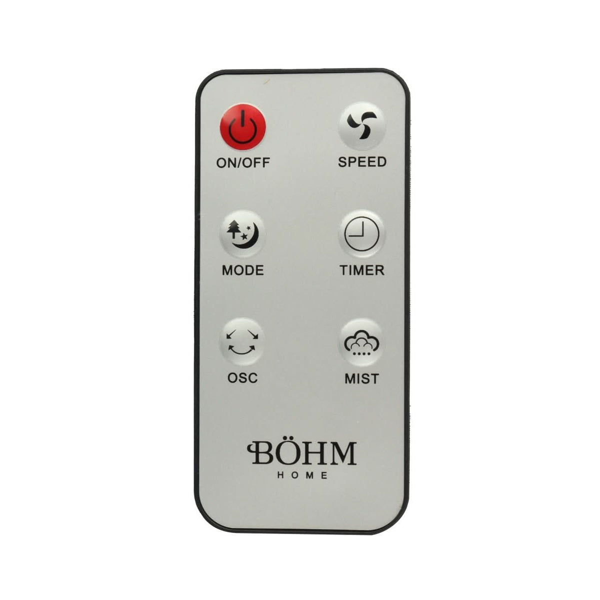Ventilator cu apa si umidificare BÖHM HOME BSP40-RA, 16 inch, 90W, 3 trepte viteza, rezervor 3L, oscilatie 75°, negru