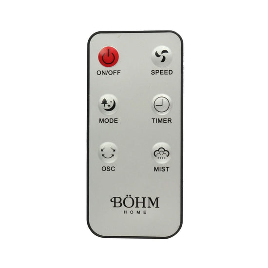 Ventilator cu apa si umidificare BÖHM HOME BSP40-RA, 16 inch, 90W, 3 trepte viteza, rezervor 3L, oscilatie 75°, negru