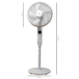 Ventilator de podea BOHM BF403RC-5B, 45W, 16 inch, 3 viteze, oscilatie 75 grade, telecomanda, 125 cm