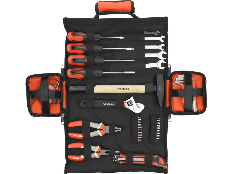 Set geanta cu scule 44 piese pentru uz casnic si reparatii diverse