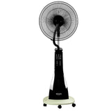 Ventilator cu apa si umidificare BÖHM HOME BSP40-RA, 16 inch, 90W, 3 trepte viteza, rezervor 3L, oscilatie 75°, negru