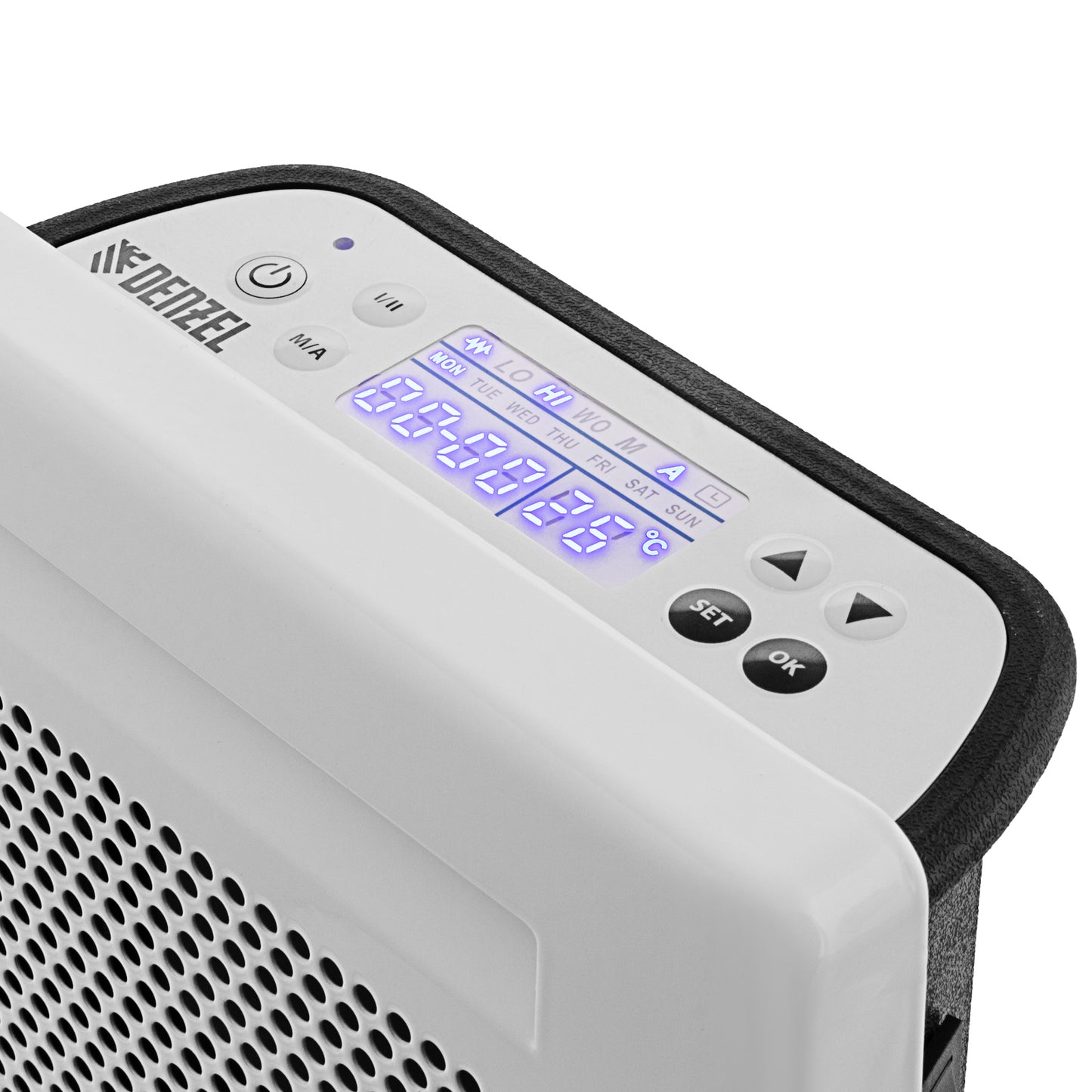 Convector electric hibrid Denzel HybridX-1500, 1500W, incalzitor cu infrarosu, termostat digital, montaj pe perete sau podea