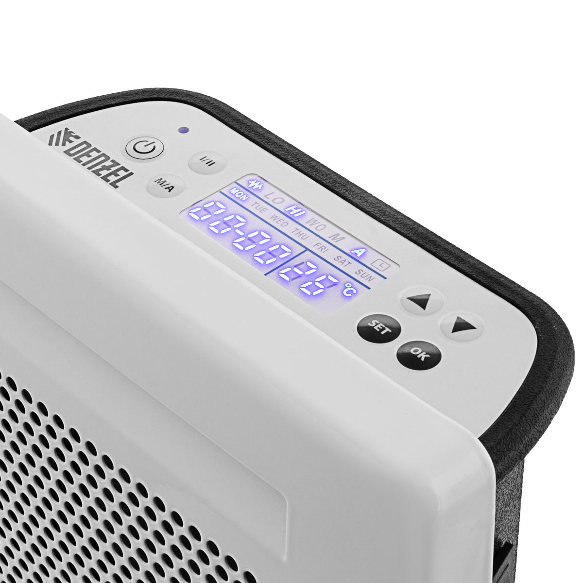 Convector electric hibrid Denzel HybridX-1500, 1500W, incalzitor cu infrarosu, termostat digital, montaj pe perete sau podea