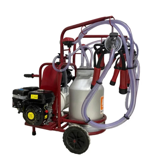 Aparat muls vaci Bartech 2 posturi, 40L inox, 0,55 kW, motor termic