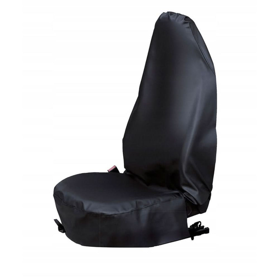 Husă protecție pentru scaun auto MEGA DRIVE 74337, nylon, impermeabilă, economică, neagră