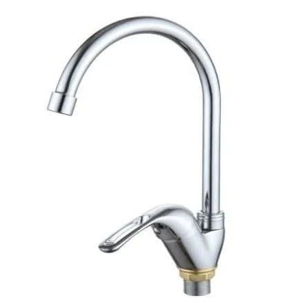 Baterie Bucatarie MIXXUS YOTA 011 NUT, Monocomanda, Cartus Ceramic, Crom