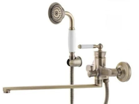 Baterie cada MIXXUS Premium Vintage Bronze 006-25CM, monocomanda, alama, finisaj bronz, pipa 25 cm