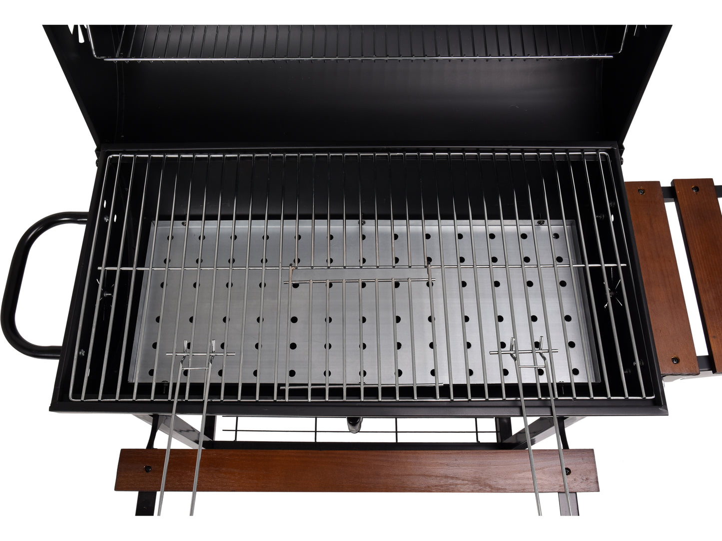 GRĂTAR CĂRBUNI CU TERMOMETRU