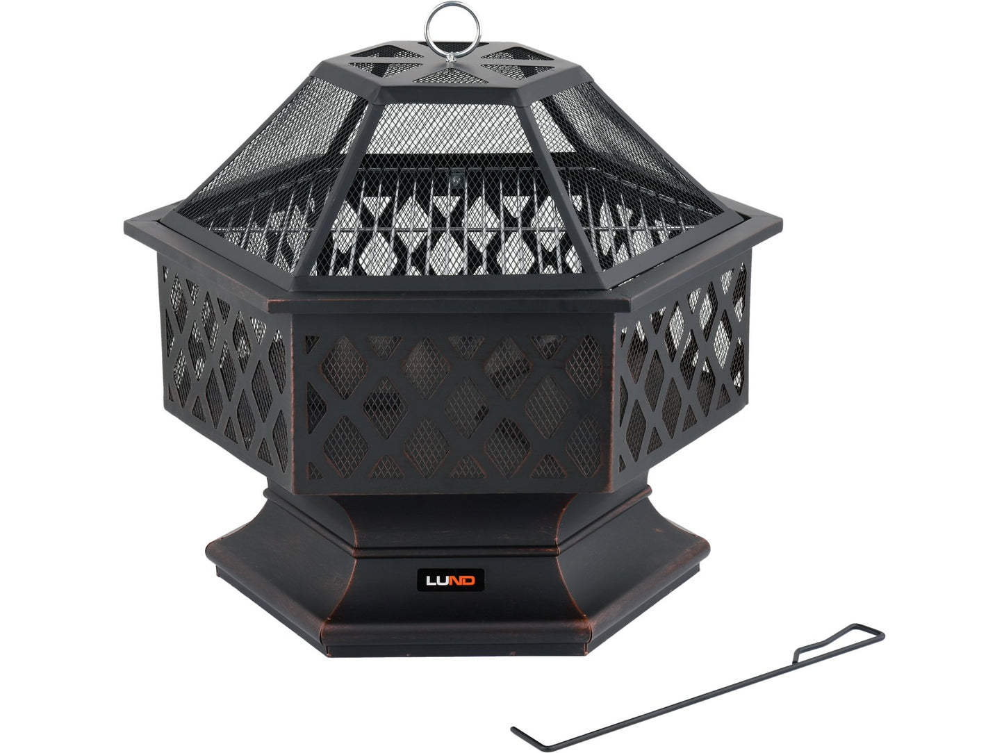 GRĂTAR + VATRĂ GRĂDINĂ, 70X60CM