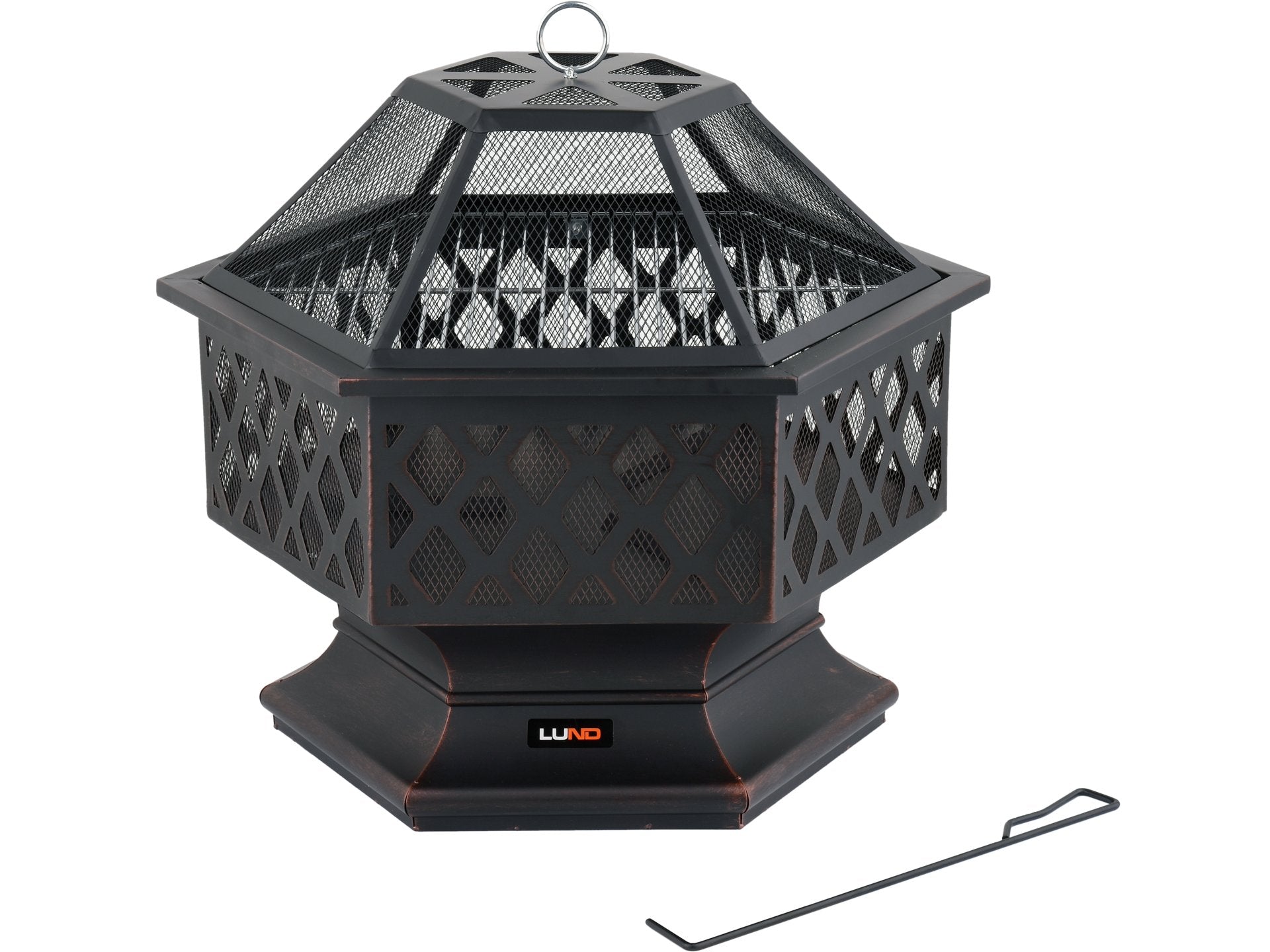 GRĂTAR + VATRĂ GRĂDINĂ, 70X60CM