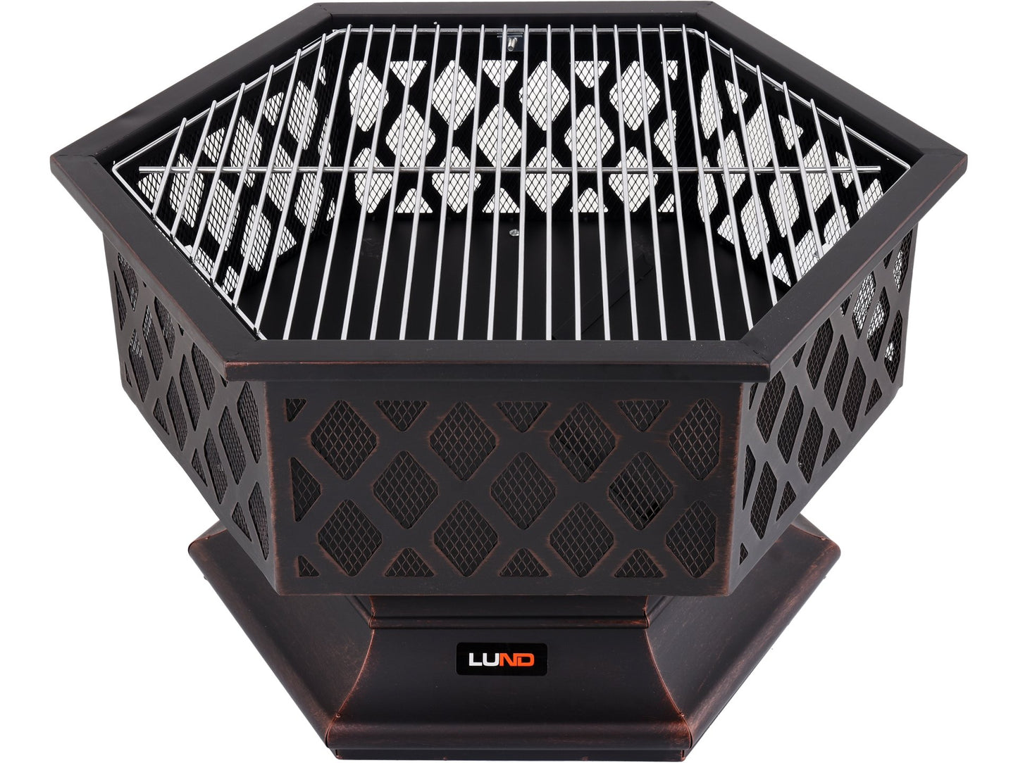 GRĂTAR + VATRĂ GRĂDINĂ, 70X60CM