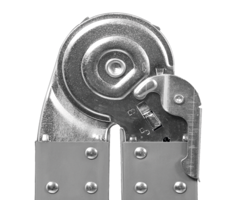 Scara multifunctionala aluminiu 3.4 m, 4x3 trepte, pliabila, capacitate 150 kg, stabilizatori antiderapanti, standard EN131