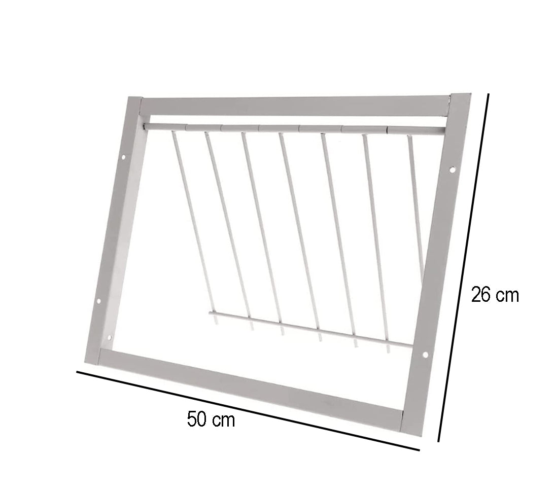 Usa pentru porumbei cu bare de metal (cadru de intrare) 50 cm #30202