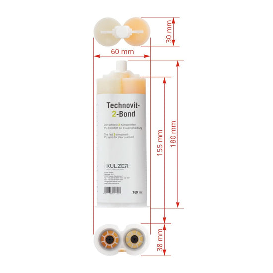 Cartus cu adeziv din 2 componente, Technovit-2-Bond, 160 ml