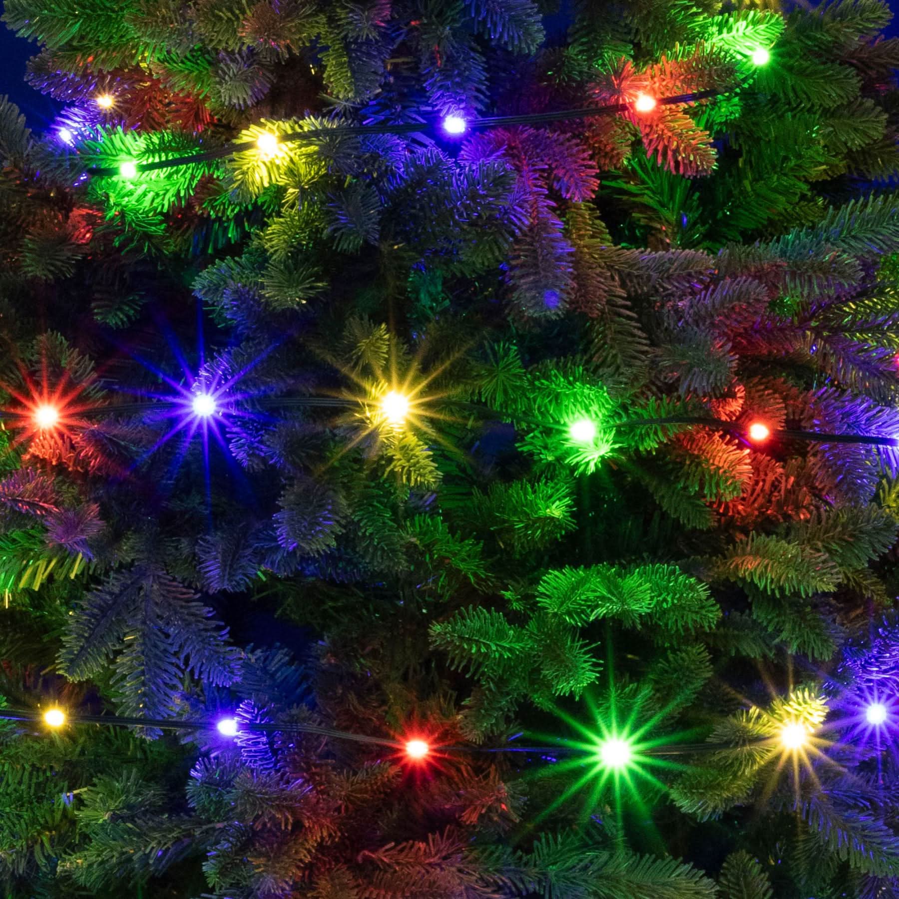 Ghirlanda DOT LED 15m 150 LED-uri Color Exterior Interior 8 Moduri Tim ...