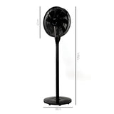 Ventilator de Podea BOHM BY2316, 16", 25W, 8 Viteze, Telecomanda, Timer 12h