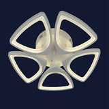 Lustra LED 80W, 5 Brate, Dimabila, 3000-6000K
