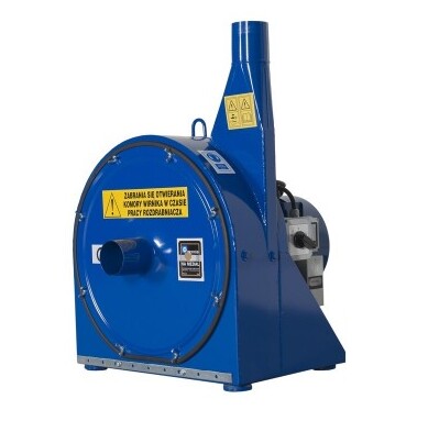 Moara cu aspiratie DOZAMECH HARDOX, 18.5 kW, 1400–2000 kg/ora, 380V, productie Polonia