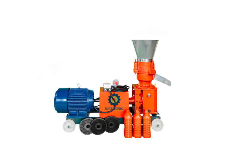 Granulator furaje ZEP KL-230 Uniteh PRO cu motor 11 kW si 3 matrite, productie pana la 500 kg/ora