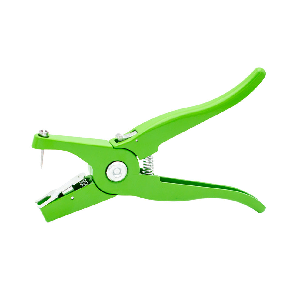 Cleste crotaliere PROFESIONAL aluminiu verde, animale ferme