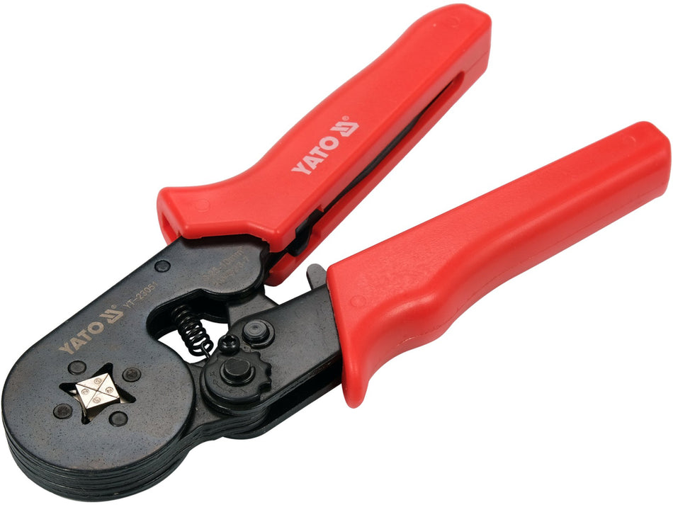 Cleste sertizare conectori YATO YT-23051, mecanism clichet, otel CrV, profesional