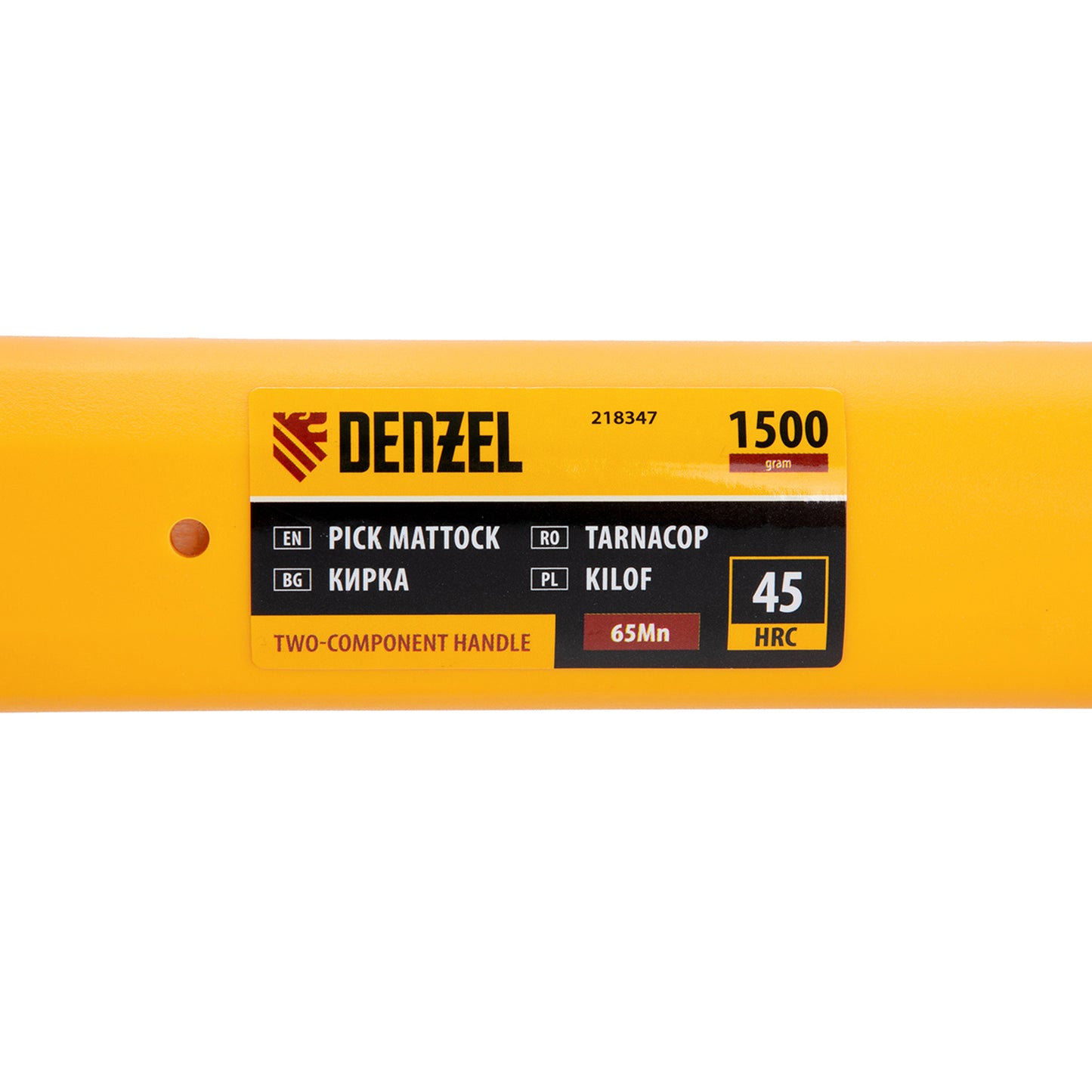 Tarnacop 1500 g, lungime 900 mm, maner fibra de sticla Denzel