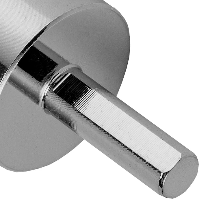 Carota diamantata 35x67 mm MTX pentru sticla si faianta, coada triunghiulara, galvanizata, argintiu