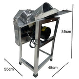 Tocator Electric Legume, Fructe, Paie si Furaje Brillo BR-1804, 2200W, 2800 RPM, 300 kg/h, 4 Cutite